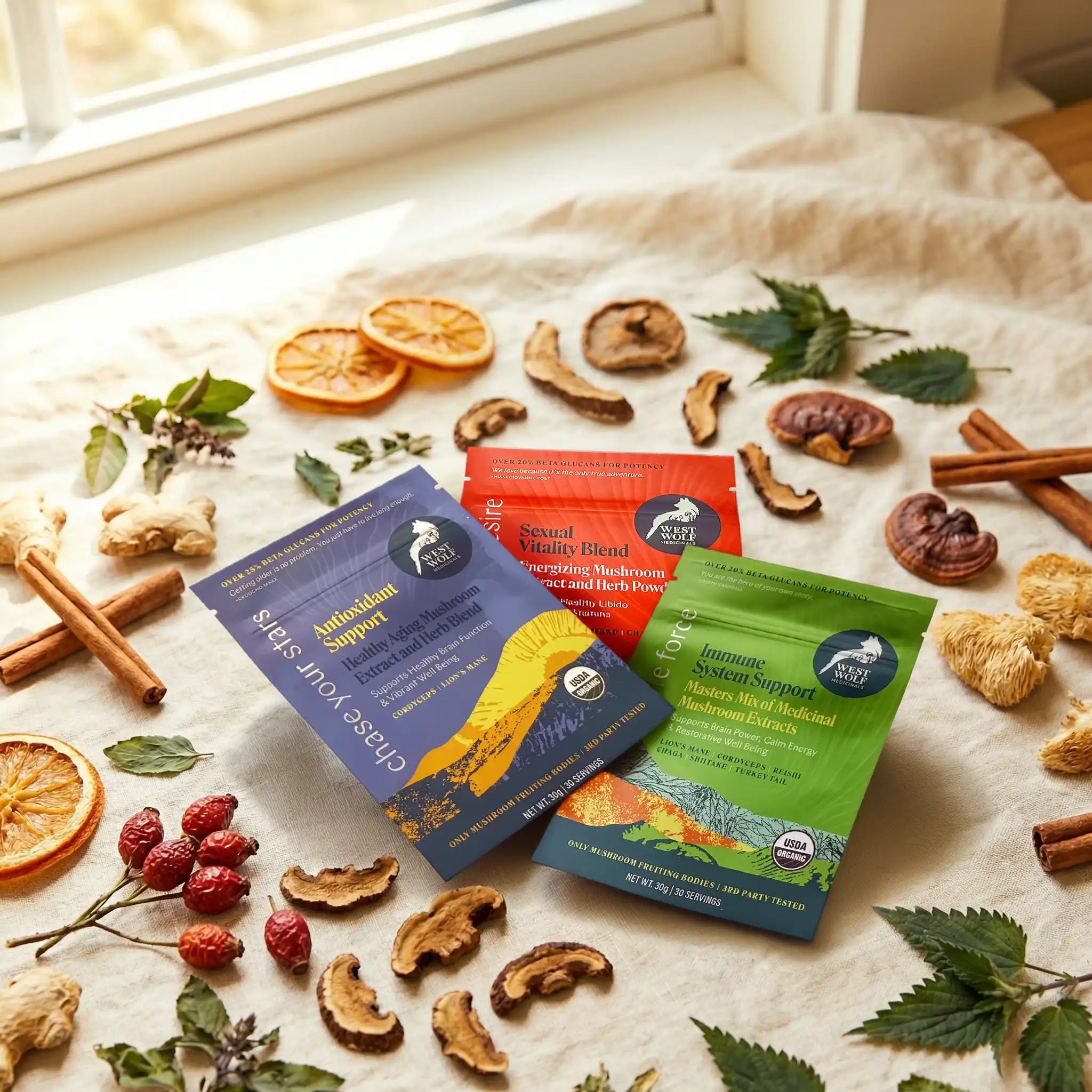 Mushroom Powder Blends